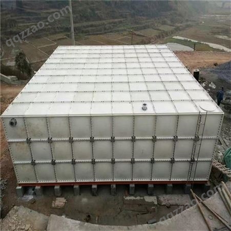 玻璃钢水箱 120立方组合式消防保温蓄水箱 春田环保 安装生产