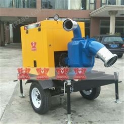 防汛柴油泵车 城市柴油移动泵车 大流量可移动柴油水泵 尺寸齐全