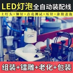 LED球泡灯组装机,LED球泡灯自动组装生产线,自动化装配线
