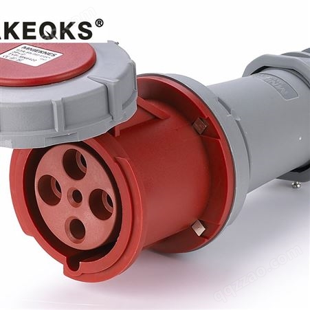 MNAWEQKS工业插头插座 防水防疝气插头 5P32A明装插座 支持定制