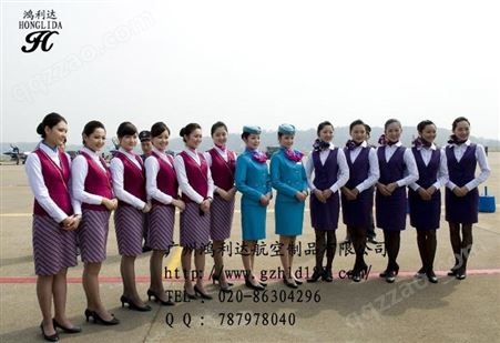 鸿利达 空姐工作制服订做  新款春季空姐服设计  中国国际航空服装