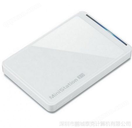 巴法络（BUFFALO）2.5英寸移动硬盘HD-PCT500U3/W USB3.0 白色