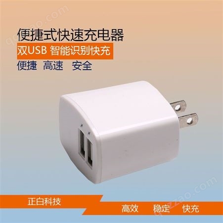 正白ZB-C0004数码充电器usb手机充电插头