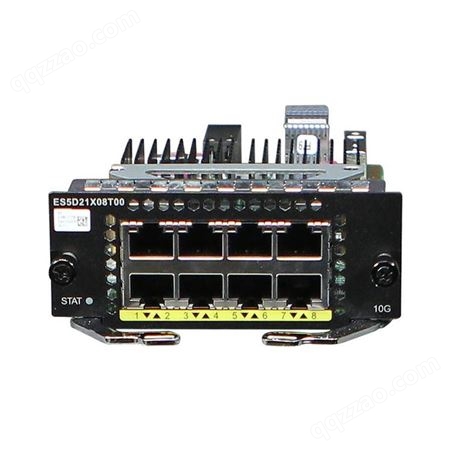 ES5D21X08T00（8接口10GBASE-T RJ45电接口后插卡）