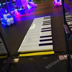 LED钢琴地砖灯脚踩感应灯地面地板钢琴互动发光音乐地砖灯可定制