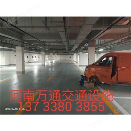 河南停车场划线 郑州停车场划线 工业园划线 质量可靠 停车场划线厂家