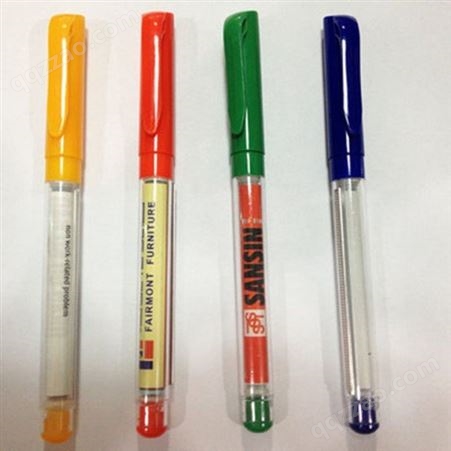 塑料底座宣传广告柜台笔 粘桌笔 签字台笔 厂家定做可印LOGO
