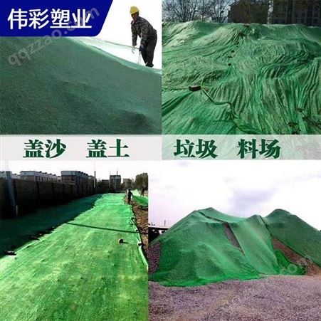 厂家生产盖土网 河南绿色环保防尘网 伟彩塑业 大量现货