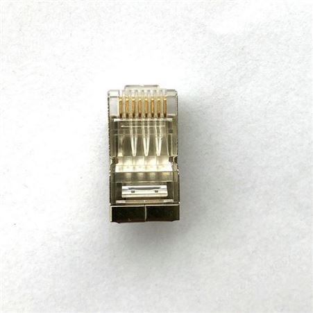 电话超五类8P8C非屏蔽水晶头 电脑五类非屏蔽网络线水晶头厚芯片