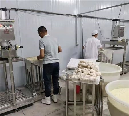 不锈钢全自动小型豆腐皮机生产线 豫之商豆制品设备