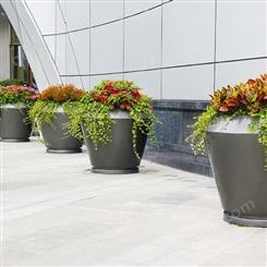 户外玻璃钢花箱 造型多样室外种植花盆摆件 市政绿化花池可定制