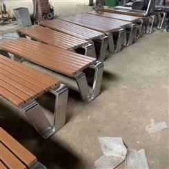 木塑木排椅 产地货源 靠背椅 现货供应 平凳