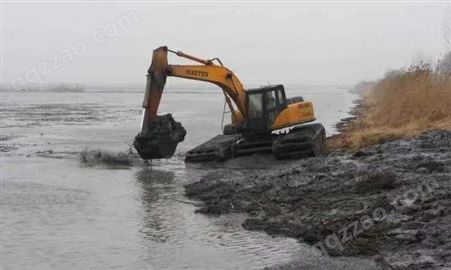 河道清淤挖掘机出租 山南水上挖机出租厂家