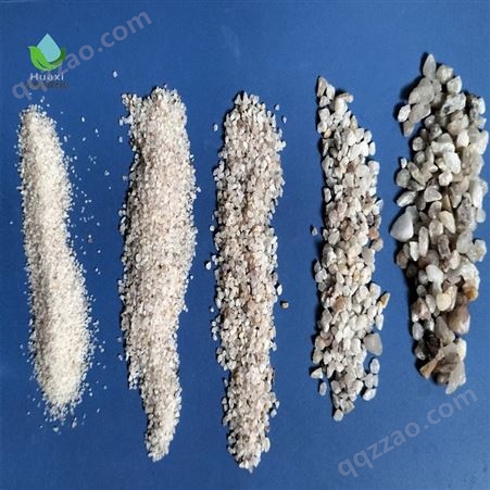 石英砂颗粒 华西环保不规则形状材料 工业喷砂除锈