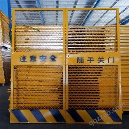 建筑工地施工铁丝电梯护栏 定型化临边防护栏杆 警示隔离护栏网