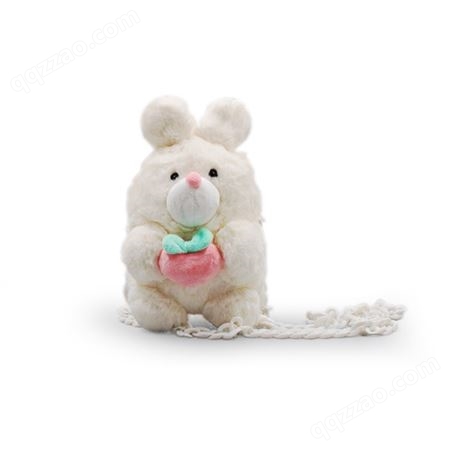 白色兔子毛绒背包定制玩偶服人偶装吉祥物来图订做