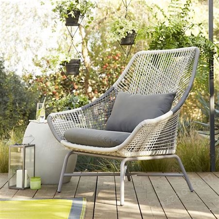 阳台藤椅三件套户外庭院露天创意藤椅子组合室外花园家用休闲桌椅