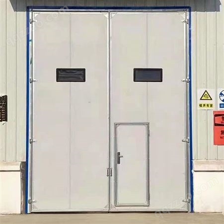 平开仓库工业门 彩钢复合板平开门平开门 车间平开门 彩板大门