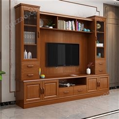 电视柜定制 组合墙客厅 整体背景墙一体地柜 现代电视柜高柜立柜