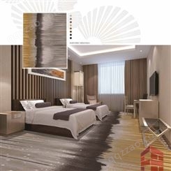 上海市新中式宾馆地毯花毯印花毯仓库供应