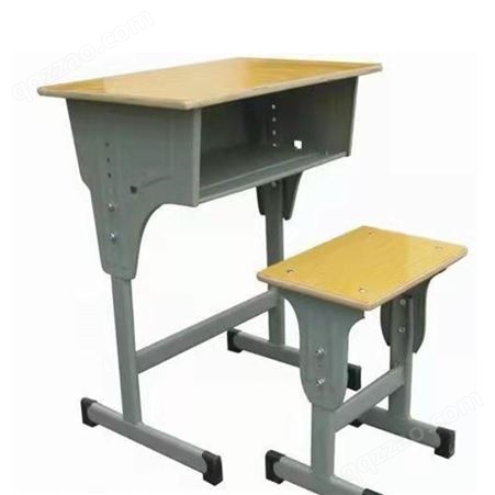 学生课桌椅定制 单人可调高度 补习班培训 安全材质