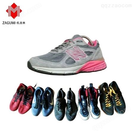 广州扎古米 二手混合鞋外贸直销女旧鞋子批发出口二手男女儿童鞋