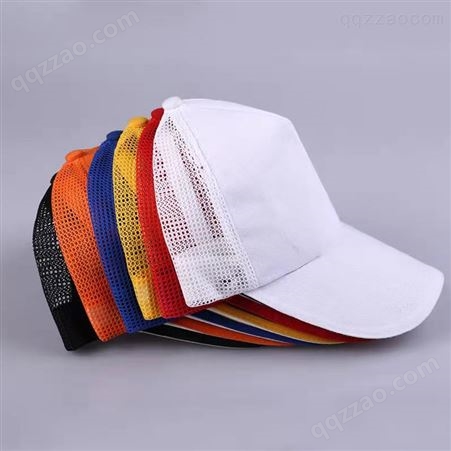 万圣服饰 志愿者广告帽定做 旅游遮阳鸭舌棒球网帽 可加印logo