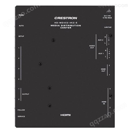 快思聪 Crestron DM-RMC-4KZ-100-C接收器和房间控制器
